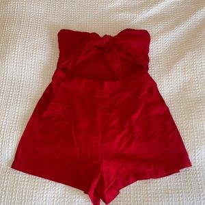 Strapless Loft Beach Romper! With pockets